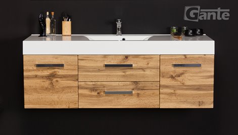 Szafka wisząca z umywalką 140/50/C2 Nela seria Fokus NE