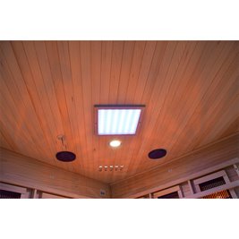 Sauna na podczerwień 5-osobowa 150x150 cm grzejniki kwarcowe i karbonowe Alta4 Infrared