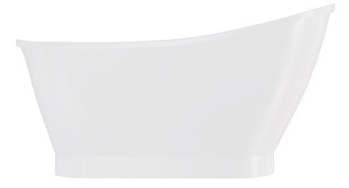 Wanna wolnostojąca 150 cm z syfonem klik-klak chrom Gloria Besco WMD-150-GL