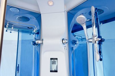 Kabina prysznicowa z hydromasażem zabudowana 120x85 MO-02188WP prawa