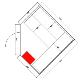 Sauna fińska 6 osobowa wysokotemperaturowa 8KW Harvia 200x200 cm Kemi6