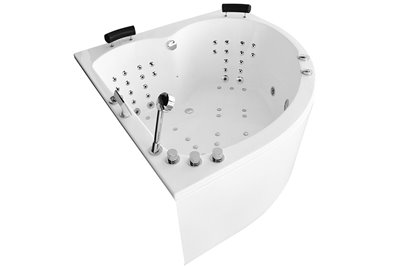 Wanna spa z hydromasażem narożna 150x150 cm MUE-0032A PRAWA