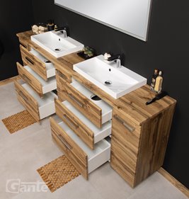 Szafka wisząca z umywalką 210/39/C3 seria Fokus NE