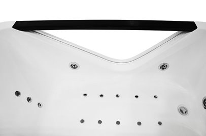 Wanna z hydromasażem przyścienna 170x85 cm MO-0061-170