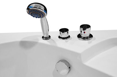 Wanna łazienkowa z hydromasażem Spa narożna 135x135 cm MO-0313