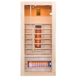 Sauna na podczerwień 2-osobowa 90x90 cm grzejniki kwarcowe i karbonowe Alta1 Infrared
