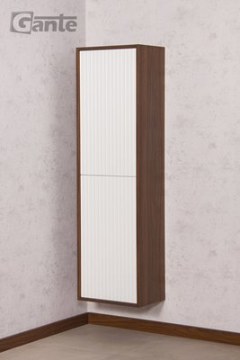 Słupek łazienkowy wiszący dąb wenge/biały mat 155x45 cm Venus Gante