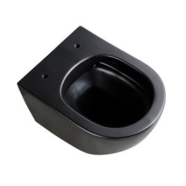 Czarna miska wc wisząca złoty rant Rimless 3.0 PEAK-MTB-GL-RIM-02 Hydrosan