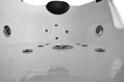 Wanna z hydromasażem narożna 150x150 cm MO-0632BP