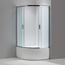 Kabina prysznicowa na głębokim brodziku szkło mrożone 80x80 Maja Hydrosan