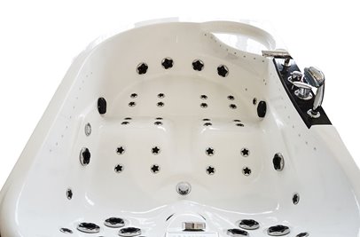 Wanna spa z hydromasażem asymetryczna 180x122 cm MUS-1062 PRAWA