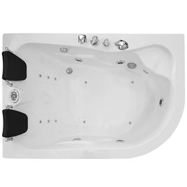 Wanna z hydromasażem asymetryczna 170x115 cm lewa MO-0205