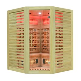 Sauna na podczerwień kamień solny + turmaliny 150X150X190CM MO-RL3CST Infrared Mazur