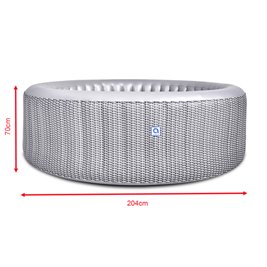 Dmuchane jacuzzi ogrodowe basen 204x70 cm Spa Venice Avenli