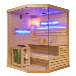 Sauna fińska 4 osobowa wysokotemperaturowa 6KW Harvia 150x150 cm Lark4-WD