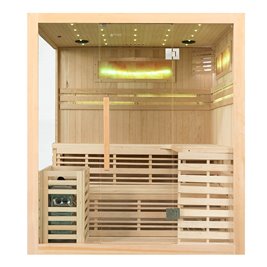 Sauna sucha fińska piec 6 KW Harvia BC60 + kamień solny 180X160X200CM MO-EA4-II Mazur