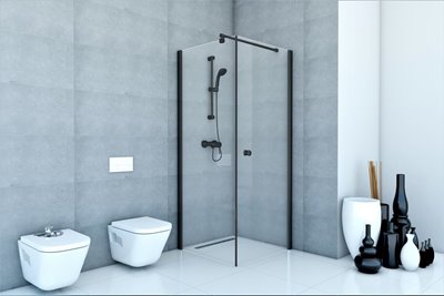 Kabina prysznicowa 80x80 cm BKP259/1TK+ aktywna powłoka Clean Glass