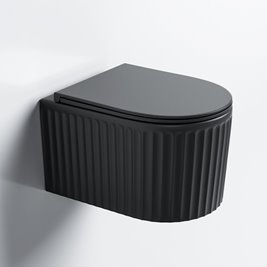 Zestaw podtynkowy stelaż CERSANIT MITO 40 MECH + miska LUMA-MTB-RIM-03 + przycisk ENTER II czarny mat