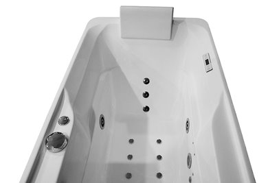 Wanna z hydromasażem i parawanem 150x78 cm MO-0062-150 Lewa