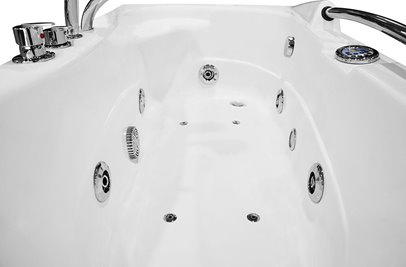 Wanna z hydromasażem prostokątna przyścienna 167x85 cm MO-0206