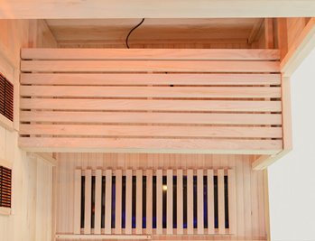 Sauna na podczerwień 2 osobowa + kamienie solne 120X120X200CM MO-EP2RSL Infrared Mazur