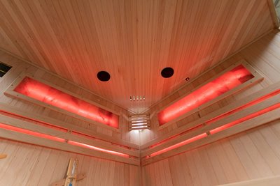 Sauna sucha fińska piec 6 KW Harvia BC60 + kamień solny 180X180X200CM MO-EA4CS Mazur