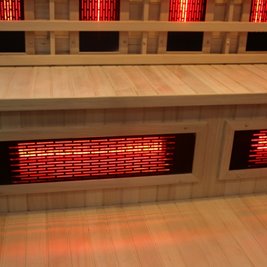 Sauna Combo na podczerwień + fińska 6 osobowa 200x200 cm Moss2 8KW
