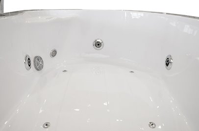 Wanna z hydromasażem asymetryczna 170x115 cm lewa MO-0205