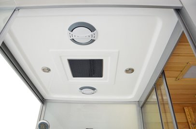 Sauno kabina prysznicowa prostokątna 180x110 cm MO-1752W PRAWA TRIO