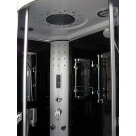 Kabina prysznicowa z hydromasażem i sauną parową 120x85 prawa MO-09912PS