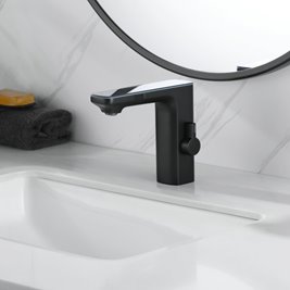 Czarna bateria bezdotykowa automatyczna F14-BL LCD