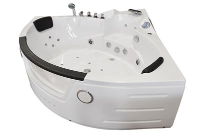 Wanna z hydromasażem narożna Turbo 157x157 cm MO-10632T XL