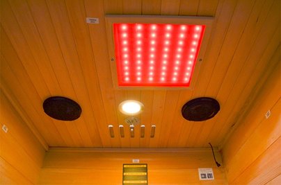 Sauna na podczerwień 2-osobowa 90x90 cm grzejniki kwarcowe i karbonowe Alta1 Infrared