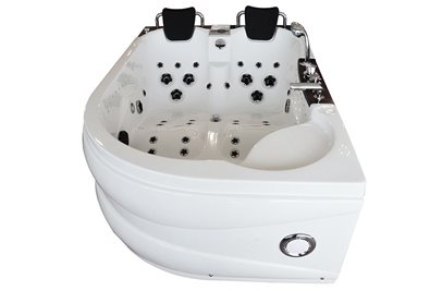 Wanna spa z hydromasażem asymetryczna 180x122 cm MUS-1062 LEWA