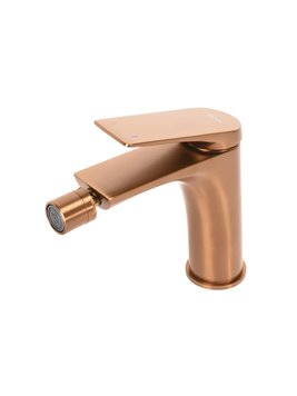 Miedź szczotkowana bateria bidetowa Avalon Rea