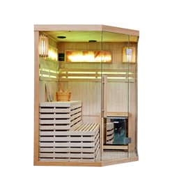 Sauna fińska 6 osobowa wysokotemperaturowa 8KW Harvia 180x180 cm Kemi7