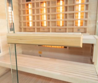 Sauna na podczerwień 4 osobowa + kamienie solne 180X160X200CM MO-EP4RSL XL Infrared Mazur