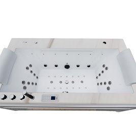 Wanna z hydromasażem prostokątna 180x100 cm Boston 926W Hydrosan