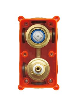 Złoty połysk zestaw wannowo prysznicowy Lungo Rea