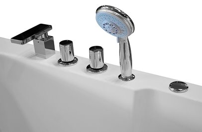 Wanna z hydromasażem przyścienna 150x80 cm MO-0061-150