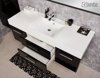 Szafka wisząca z umywalką 140/50/C2 seria Fokus C