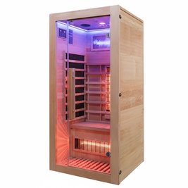 Sauna na podczerwień 2-osobowa 90x90 cm grzejniki kwarcowe i karbonowe Alta1 Infrared