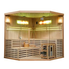Sauna fińska 6 osobowa wysokotemperaturowa 8KW Harvia 200x200 cm Kemi6