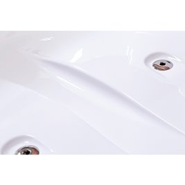 Wanna z hydromasażem asymetryczna Carmen 631 L 180x120