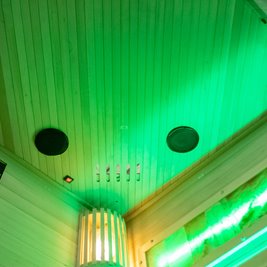 Sauna fińska 2 osobowa wysokotemperaturowa 3,5KW Harvia 120x120 cm Lark2-WD