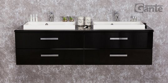 Szafka wisząca z umywalką 160/39/4 seria Fokus C