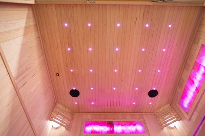 Sauna sucha fińska piec 6 KW Harvia BC60 + kamień solny 180X160X200CM MO-EA4-I Mazur