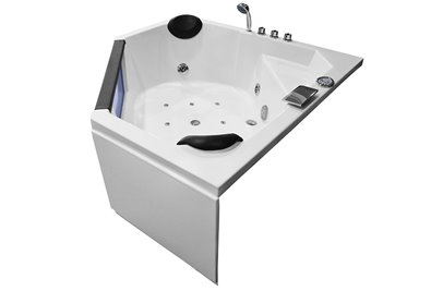 Wanna z hydromasażem narożna pięciokątna 150x150 cm MO-0633