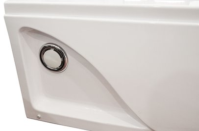 Wanna z hydromasażem asymetryczna 170x115 cm lewa MO-0205