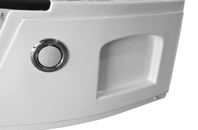 Wanna z hydromasażem narożna 150x150 cm MO-0632BP